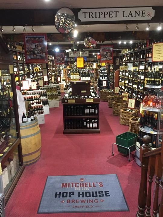 Mitchell's Wine Merchants & Hop House Brewing, Sheffield.