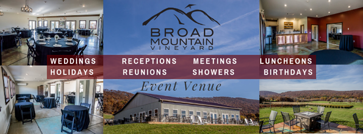 Broad Mountain Vineyard Event Venue
