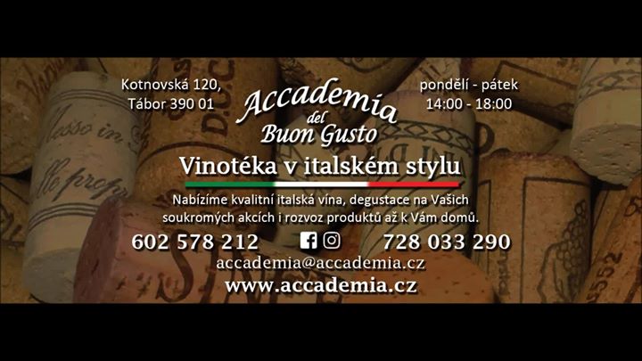 Accademia del Buon Gusto vinotéka v italském stylu